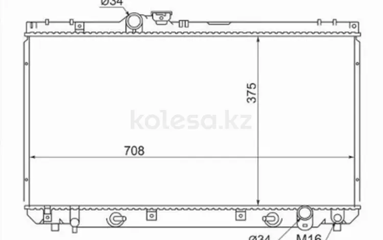 Радиатор охлаждения двигателяүшін29 050 тг. в Караганда