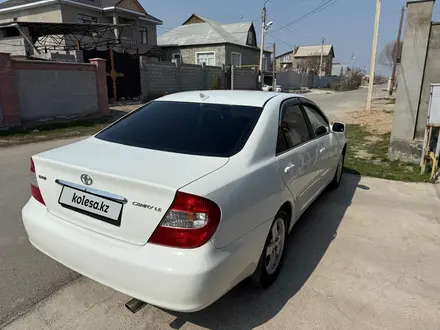 Toyota Camry 2002 года за 4 600 000 тг. в Тараз – фото 4