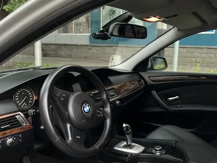 BMW 528 2009 года за 9 400 000 тг. в Алматы – фото 6