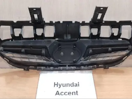 Решетка радиатора Hyundai Accentүшін25 000 тг. в Костанай – фото 2