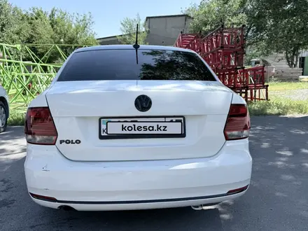 Volkswagen Polo 2017 года за 4 000 000 тг. в Шымкент – фото 4