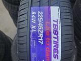 225/45/17 TBB TIRES расшифровывается Тайрс Бричтоун Бренд без шума мягкая за 19 990 тг. в Алматы