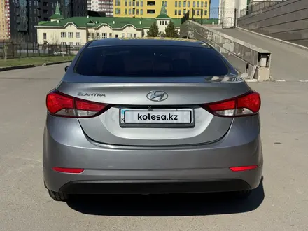 Hyundai Elantra 2014 года за 5 500 000 тг. в Астана – фото 6