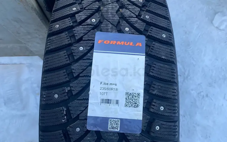 Новые зимние шиповыные шины комплект Формула 235/60 18 за 380 000 тг. в Астана