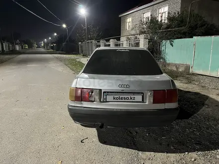 Audi 80 1989 года за 550 000 тг. в Тараз – фото 2