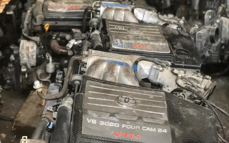 Двигатель АКПП 1MZ-fe 3.0L мотор (коробка) Lexus rx300 2AZ-FE 2.4L за 95 500 тг. в Алматы