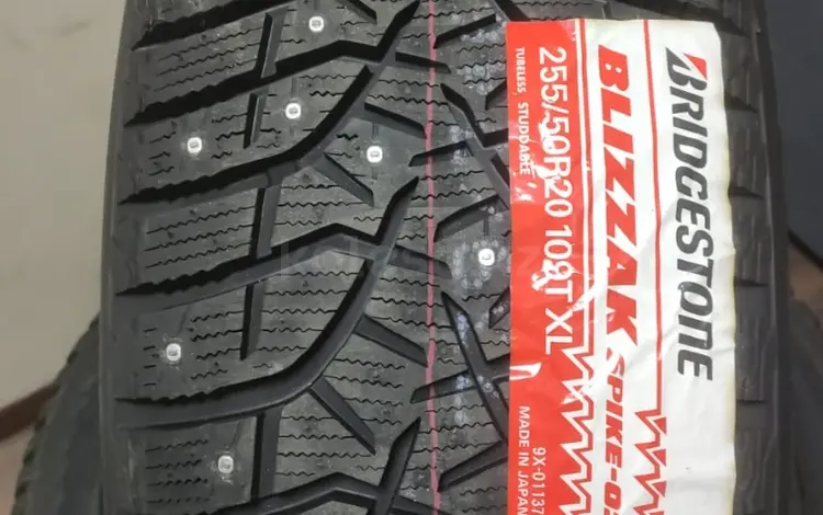 Bridgestone Blizzak Spike-02 SUV 255/50 R20 109T за 222 000 тг. в Жезказган