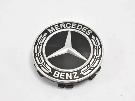 Эмблемы колпачки в диски Mercedes-Benz classic чёрные за 54 000 тг. в Алматы – фото 2