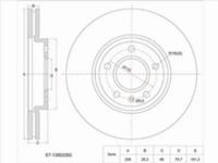 Диск тормозной передfor15 250 тг. в Шымкент