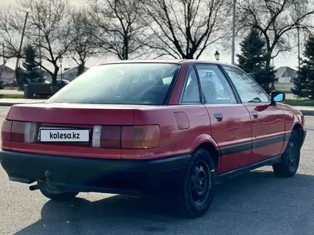 Audi 80 1991 года за 900 000 тг. в Талдыкорган – фото 7