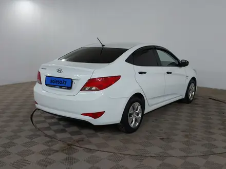 Hyundai Accent 2016 года за 6 490 000 тг. в Шымкент – фото 5