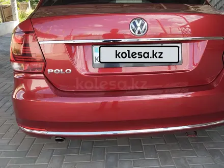 Volkswagen Polo 2015 года за 6 100 000 тг. в Алматы – фото 11