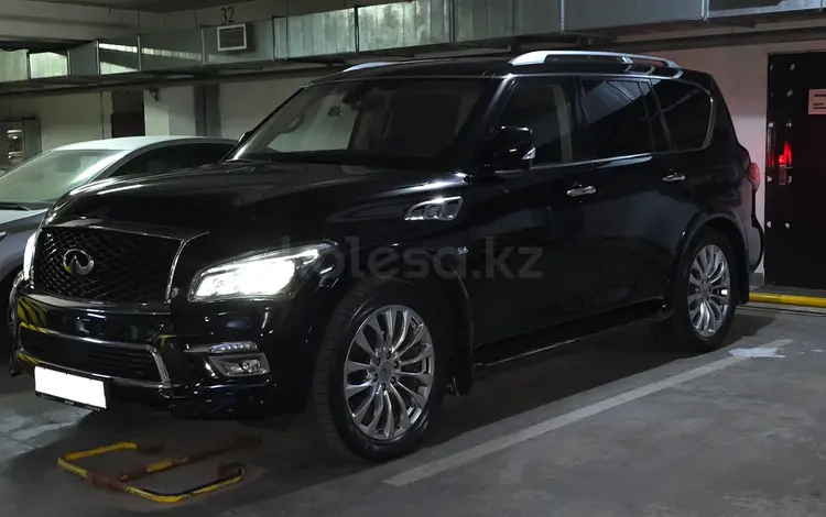 Infiniti QX80 2015 годаүшін15 500 000 тг. в Алматы