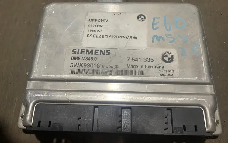 Компьютер dme ms45.0 m54 bmw e60 e83 за 15 000 тг. в Алматы