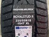 Зимние шипованные шины Royalblack 235 55 18, 107Т XL 2024 г. В за 254 000 тг. в Караганда