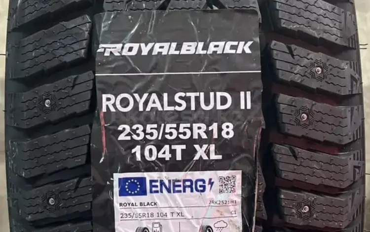 Зимние шипованные шины Royalblack 235 55 18, 107Т XL 2024 г. Вfor254 000 тг. в Караганда