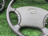 Руль, Мультируль Toyota (Дерево + Кожа) Оригинал за 50 000 тг. в Алматы – фото 3