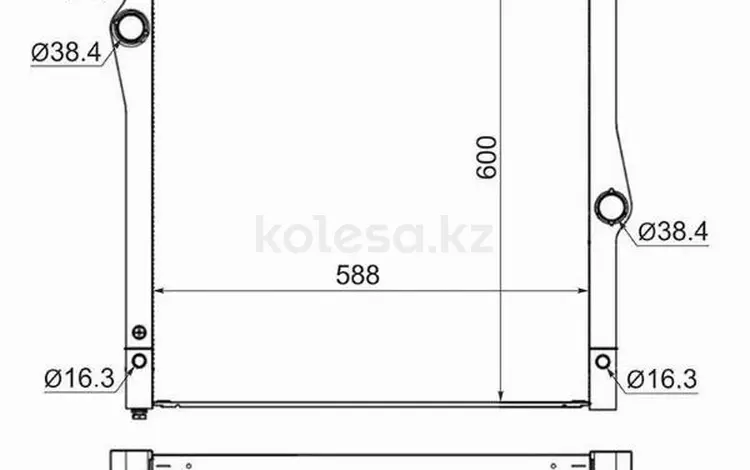 Радиатор Двигателя за 47 050 тг. в Шымкент