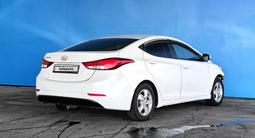 Hyundai Elantra 2014 года за 3 676 250 тг. в Шымкент – фото 3