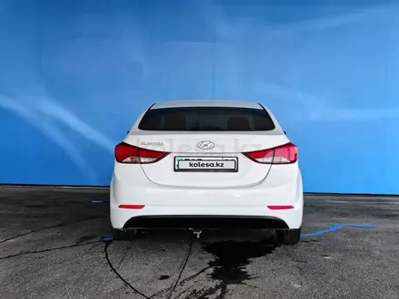 Hyundai Elantra 2014 года за 3 676 250 тг. в Шымкент – фото 4