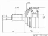 Шрус наружный, граната наружная за 24 450 тг. в Шымкент