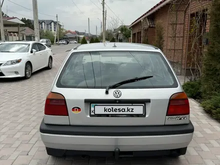 Volkswagen Golf 1994 года за 2 250 000 тг. в Тараз – фото 24