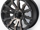 FUEL R18 8, 5J 5x114, 3 ET20 ЦО 73, 1 BLACK MACHINE FACE MILLING RIVETS B за 440 000 тг. в Алматы