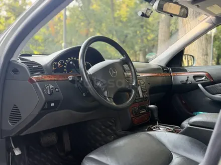 Mercedes-Benz S 320 2001 года за 7 200 000 тг. в Алматы – фото 8
