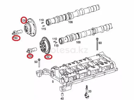 Муфты (звезды) распредвала для Mercedes m271 за 900 тг. в Караганда – фото 2