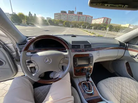 Mercedes-Benz S 500 2003 года за 3 200 000 тг. в Актау – фото 9