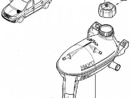 Бачок расширительный LADA Renault за 4 000 тг. в Актобе – фото 9