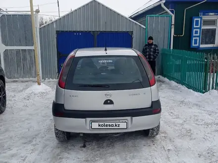 Opel Corsa 2003 года за 2 100 000 тг. в Костанай – фото 4