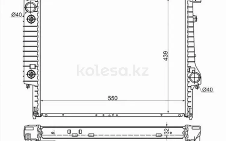 Радиатор охлаждения двигателяүшін27 850 тг. в Караганда