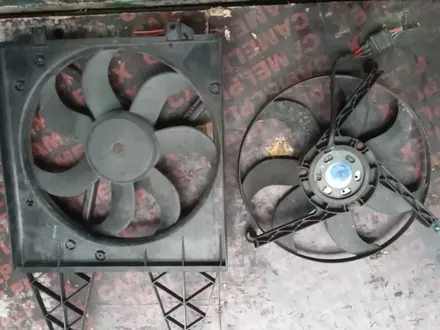 Вентилятор охлаждения радиатора, диффузор на Volkswagen Polo за 15 000 тг. в Алматы – фото 8