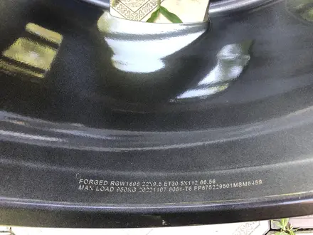 Кованые диски R22 для BMW X7 G07 БМВ за 1 200 000 тг. в Алматы – фото 8