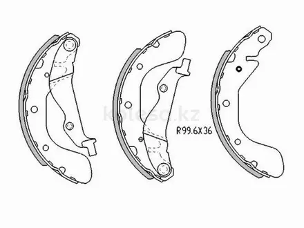 Колодки тормозные барабанные задние Новые за 5 500 тг. в Алматы