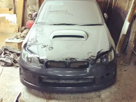 Передний бампер Subaru Legacy BL/BP Burn up тюнинг за 55 000 тг. в Алматы – фото 7