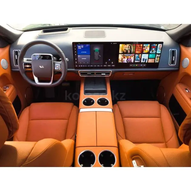 Lixiang l9 2023. Li xiang 9 салон. Li l9 салон. Li auto ideal l9. Li 9 оранжевый салон.