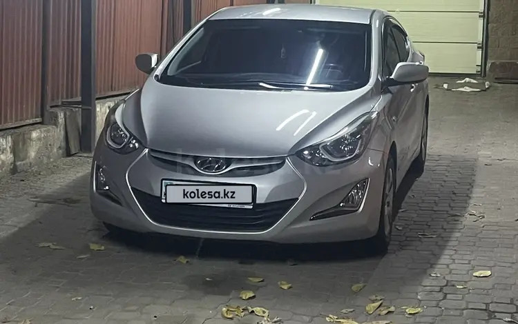 Hyundai Elantra 2015 года за 6 500 000 тг. в Алматы