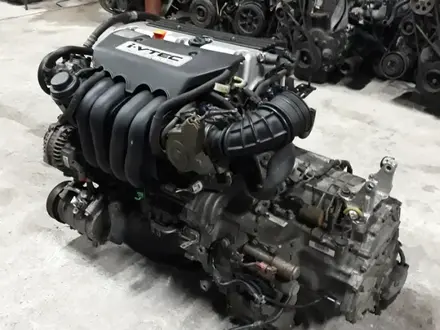 Двигатель Honda k24a 2.4 из Японии за 420 000 тг. в Караганда – фото 4