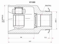 Шрус внутренний правый за 13 100 тг. в Шымкент