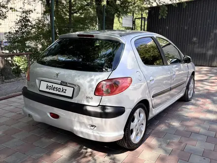 Peugeot 206 2004 годаүшін1 700 000 тг. в Алматы – фото 2