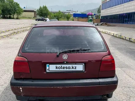 Volkswagen Golf 1993 года за 820 000 тг. в Алматы – фото 7