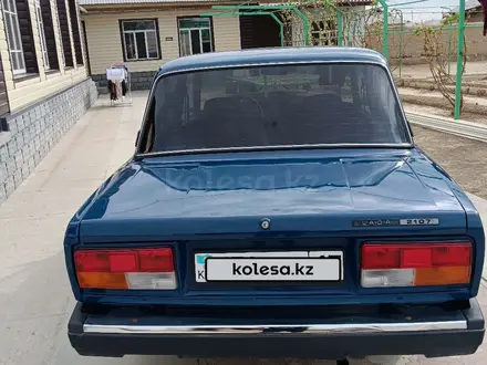 ВАЗ (Lada) 2107 2008 года за 1 000 000 тг. в Туркестан – фото 5
