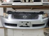 МОРДА НОУСКАТ ПЕРЕДНИЙ БАМПЕР ФАРЫ КАПОТ КРЫЛО NISSAN STAGEA M35 за 200 000 тг. в Семей – фото 2