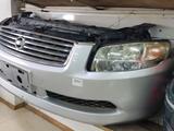 МОРДА НОУСКАТ ПЕРЕДНИЙ БАМПЕР ФАРЫ КАПОТ КРЫЛО NISSAN STAGEA M35 за 200 000 тг. в Семей – фото 4