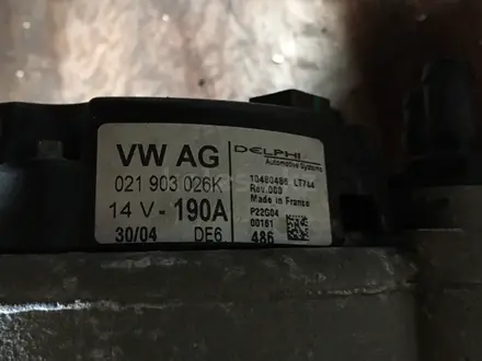 Генератор на Volkswagen Touareg 3, 2 за 65 000 тг. в Алматы – фото 4