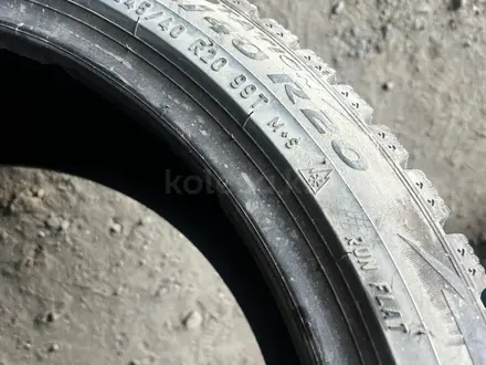 245-40-20 и 275-35-20 Pirelli разноразмер Зима 4 штуки Год 2023 за 450 000 тг. в Алматы – фото 10