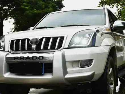 Передние фары на Land Cruiser Prado 120 2003-09 дизайн 3 LED за 250 000 тг. в Астана – фото 5