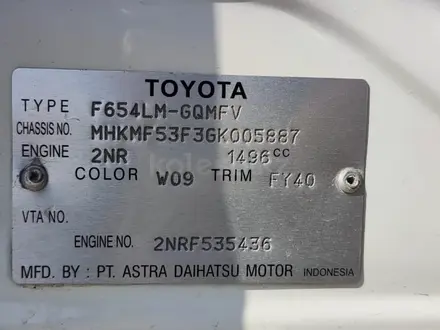 Toyota Avanza 2016 года за 8 700 000 тг. в Алматы – фото 5